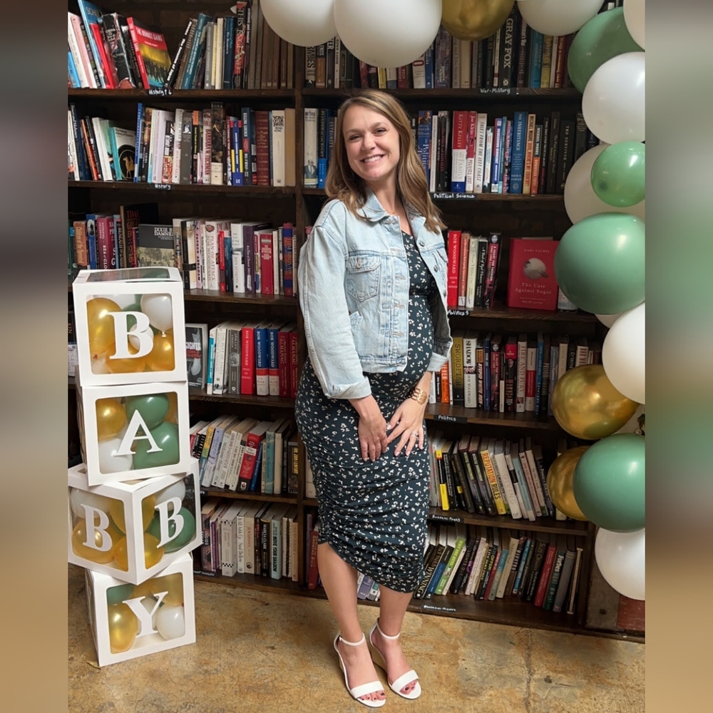 Pink Blush Rouched Green One Shoulder Dress